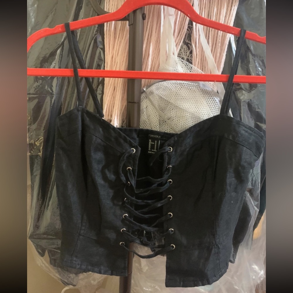 Adjustable Lace-Up Top